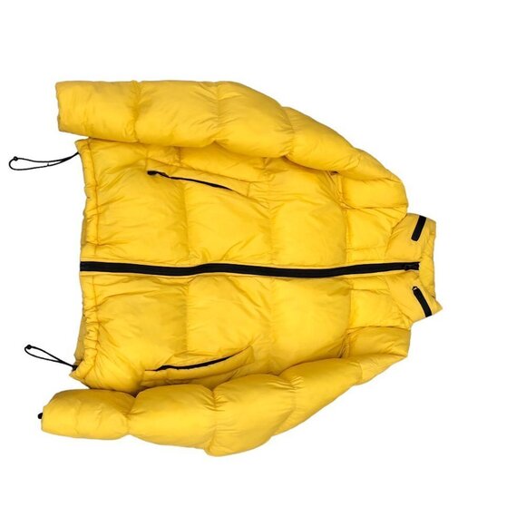 ZARA Puffer Jacket Large Yellow - Picture 5 of 11